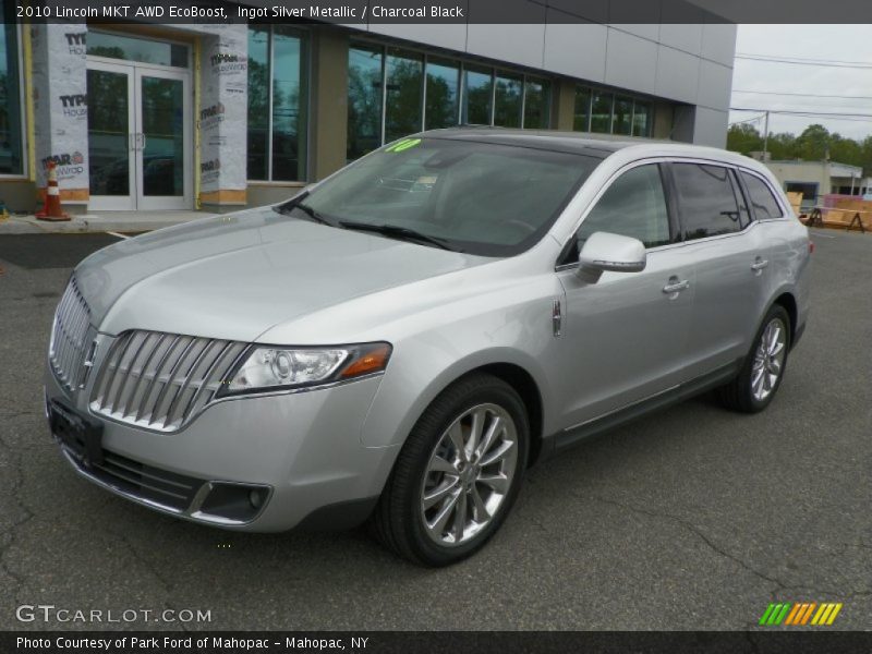 Ingot Silver Metallic / Charcoal Black 2010 Lincoln MKT AWD EcoBoost