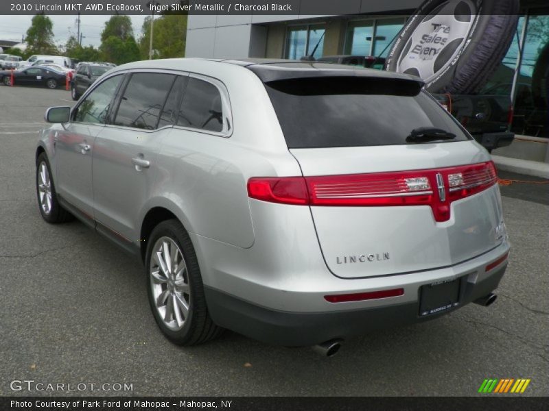 Ingot Silver Metallic / Charcoal Black 2010 Lincoln MKT AWD EcoBoost