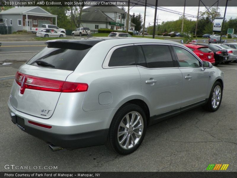 Ingot Silver Metallic / Charcoal Black 2010 Lincoln MKT AWD EcoBoost