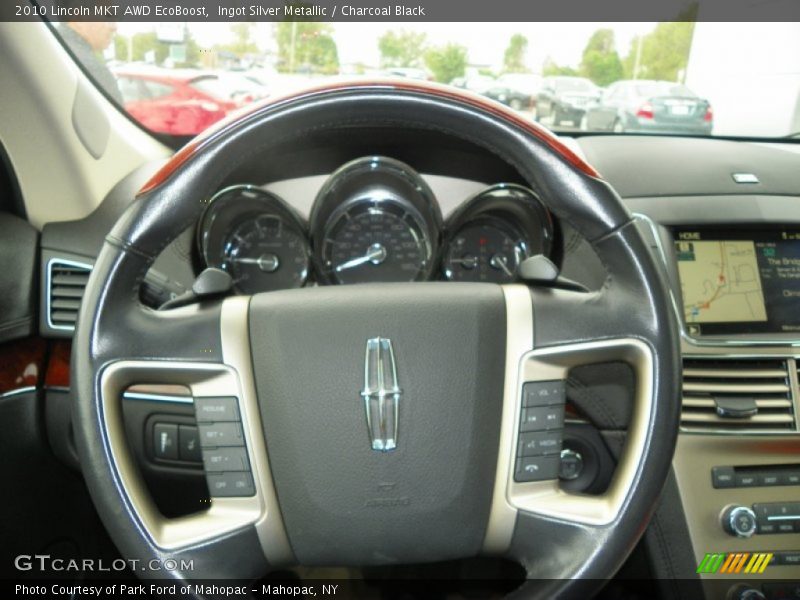 Ingot Silver Metallic / Charcoal Black 2010 Lincoln MKT AWD EcoBoost