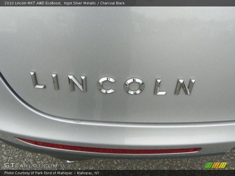 Ingot Silver Metallic / Charcoal Black 2010 Lincoln MKT AWD EcoBoost