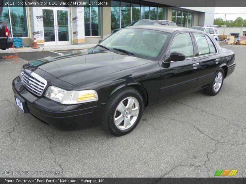 Black / Medium Light Stone 2011 Ford Crown Victoria LX