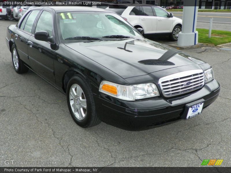 Black / Medium Light Stone 2011 Ford Crown Victoria LX