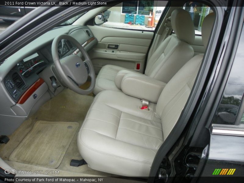 Black / Medium Light Stone 2011 Ford Crown Victoria LX