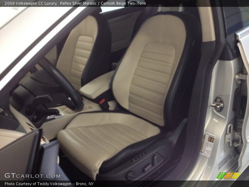 Reflex Silver Metallic / Cornsilk Beige Two-Tone 2009 Volkswagen CC Luxury