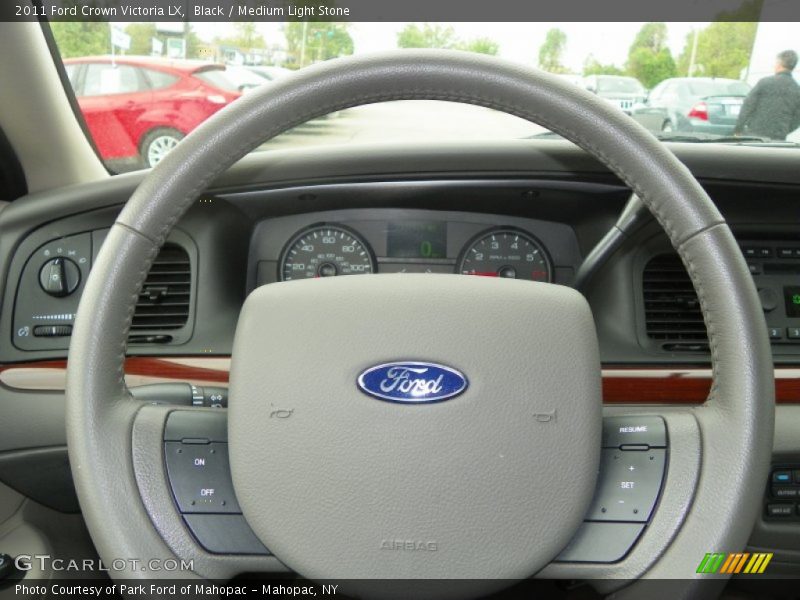 Black / Medium Light Stone 2011 Ford Crown Victoria LX
