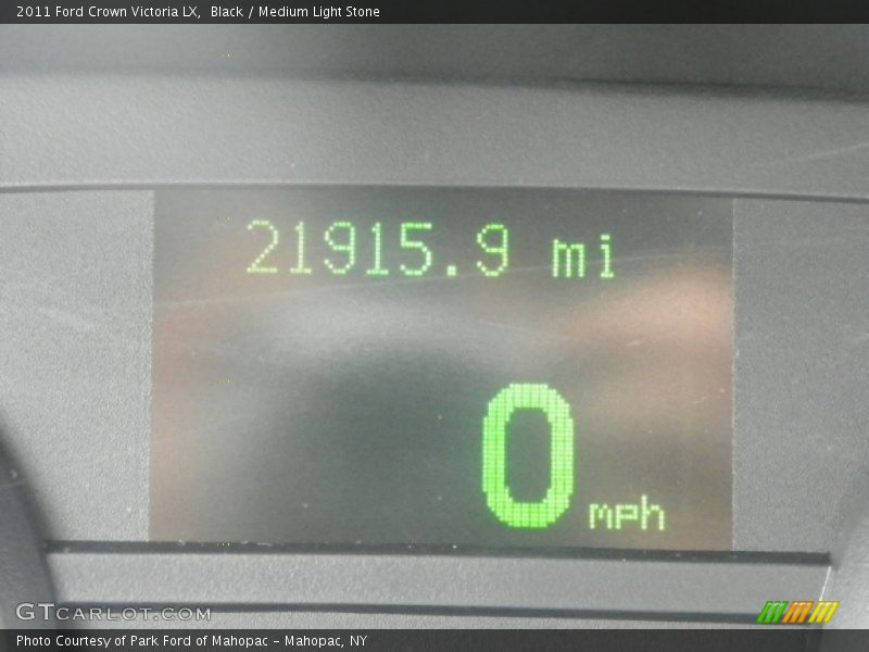 Black / Medium Light Stone 2011 Ford Crown Victoria LX