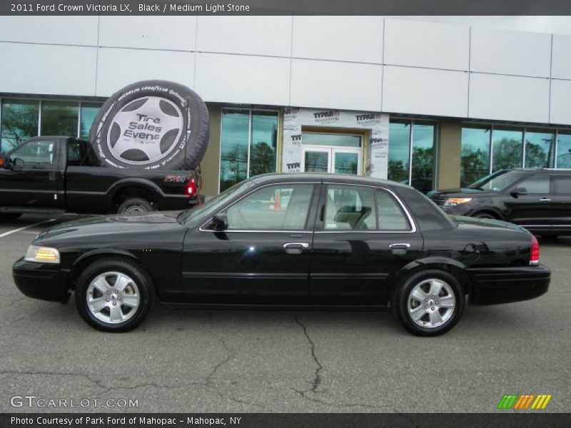 Black / Medium Light Stone 2011 Ford Crown Victoria LX