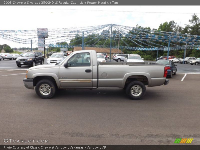 Light Pewter Metallic / Tan 2003 Chevrolet Silverado 2500HD LS Regular Cab