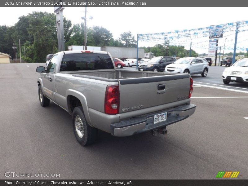 Light Pewter Metallic / Tan 2003 Chevrolet Silverado 2500HD LS Regular Cab