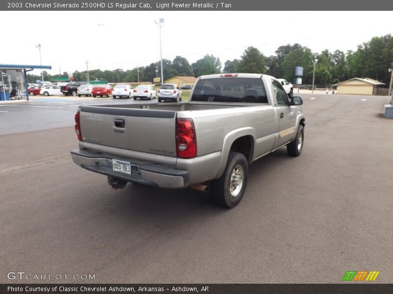 Light Pewter Metallic / Tan 2003 Chevrolet Silverado 2500HD LS Regular Cab