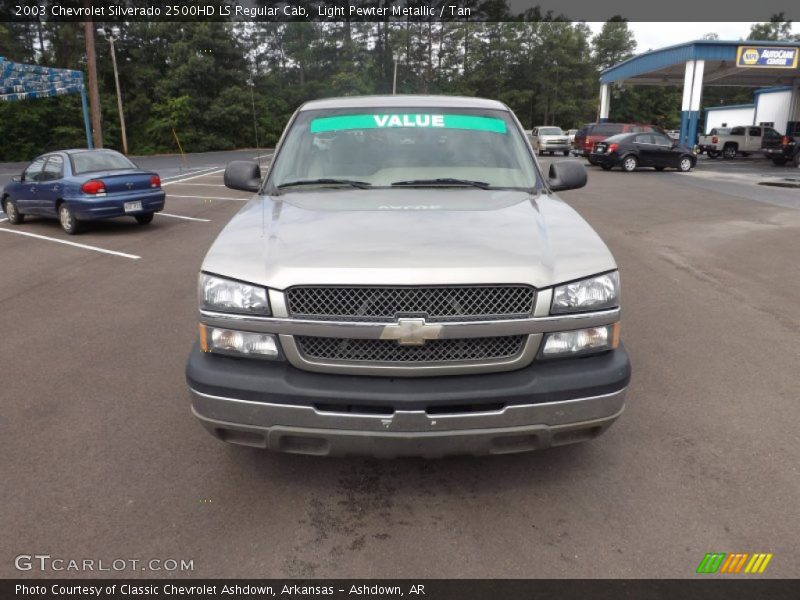 Light Pewter Metallic / Tan 2003 Chevrolet Silverado 2500HD LS Regular Cab