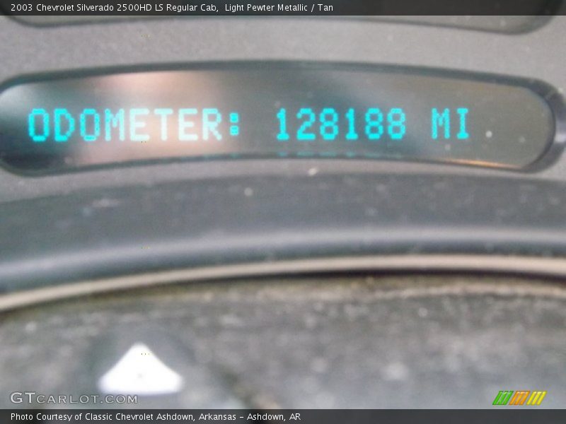 Light Pewter Metallic / Tan 2003 Chevrolet Silverado 2500HD LS Regular Cab