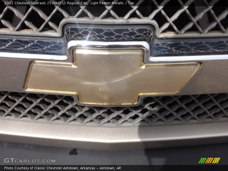 Light Pewter Metallic / Tan 2003 Chevrolet Silverado 2500HD LS Regular Cab