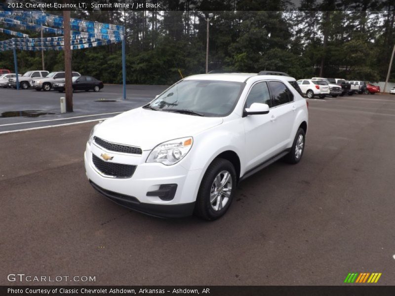 Summit White / Jet Black 2012 Chevrolet Equinox LT