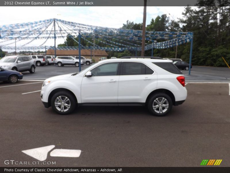 Summit White / Jet Black 2012 Chevrolet Equinox LT