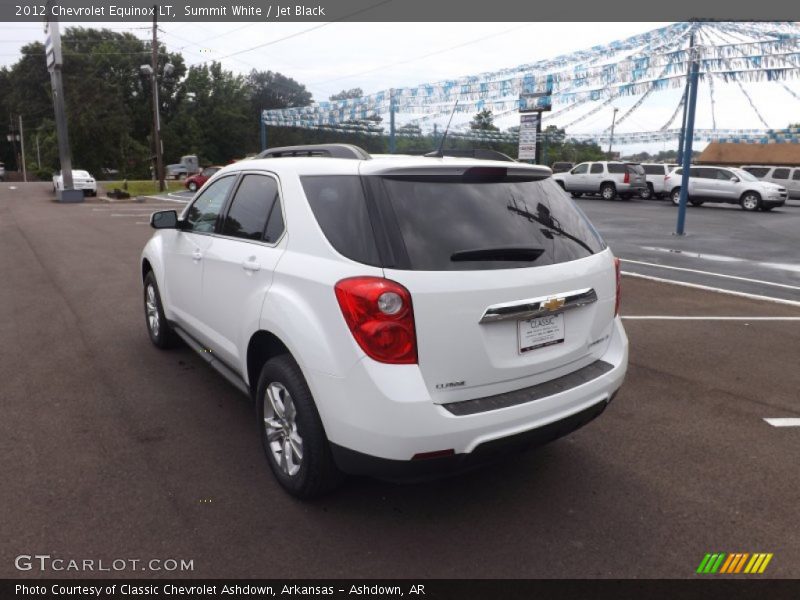 Summit White / Jet Black 2012 Chevrolet Equinox LT