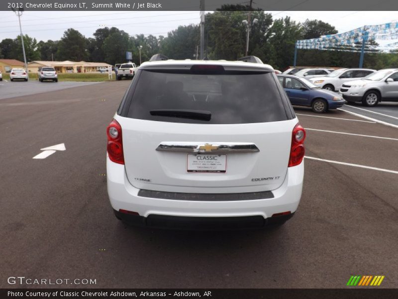 Summit White / Jet Black 2012 Chevrolet Equinox LT