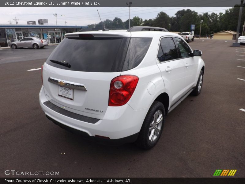 Summit White / Jet Black 2012 Chevrolet Equinox LT