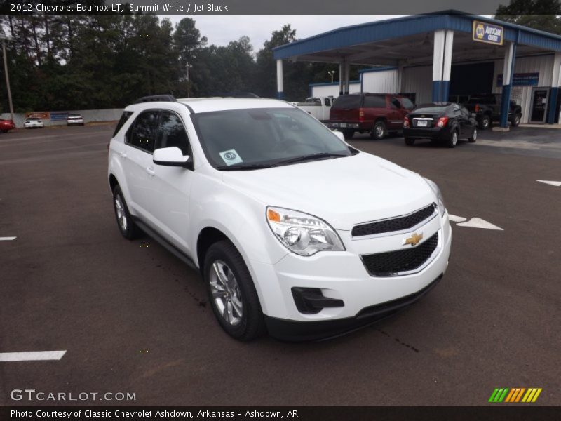 Summit White / Jet Black 2012 Chevrolet Equinox LT