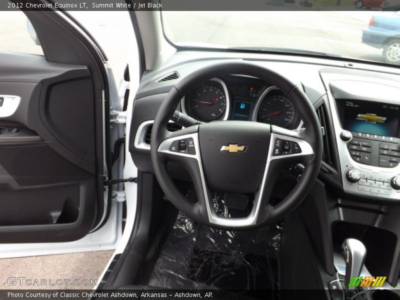 Summit White / Jet Black 2012 Chevrolet Equinox LT