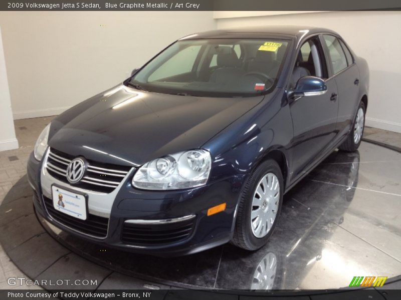 Blue Graphite Metallic / Art Grey 2009 Volkswagen Jetta S Sedan