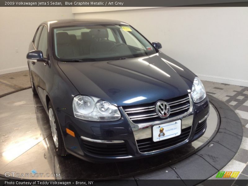 Blue Graphite Metallic / Art Grey 2009 Volkswagen Jetta S Sedan