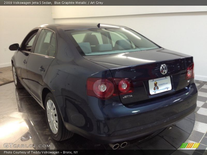 Blue Graphite Metallic / Art Grey 2009 Volkswagen Jetta S Sedan