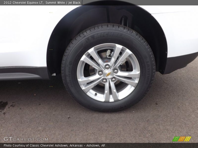 Summit White / Jet Black 2012 Chevrolet Equinox LT