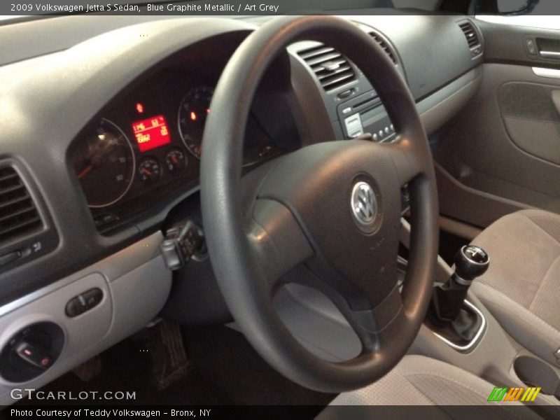 Blue Graphite Metallic / Art Grey 2009 Volkswagen Jetta S Sedan