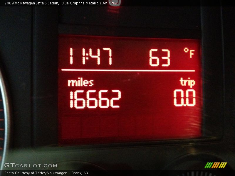 Blue Graphite Metallic / Art Grey 2009 Volkswagen Jetta S Sedan