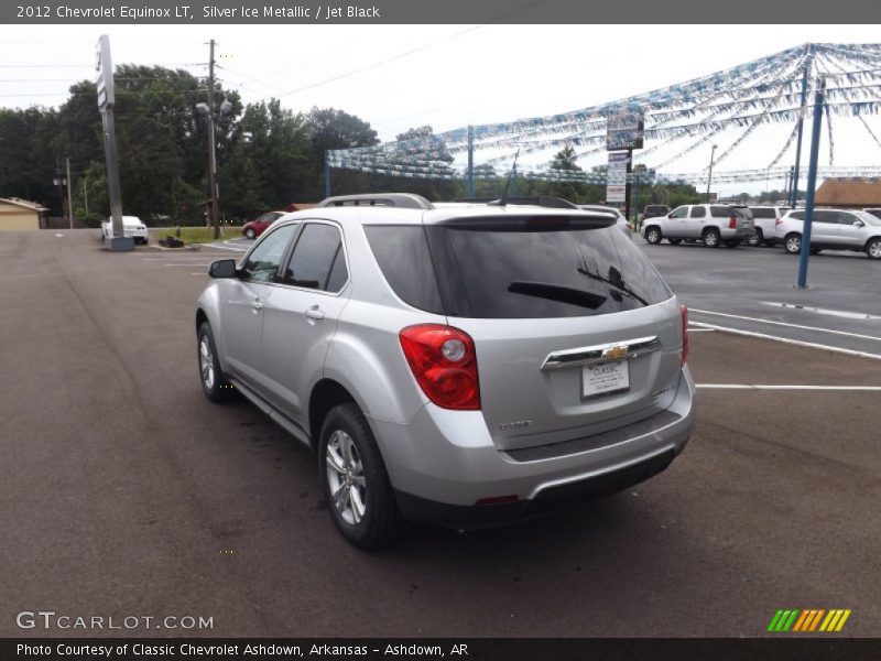 Silver Ice Metallic / Jet Black 2012 Chevrolet Equinox LT