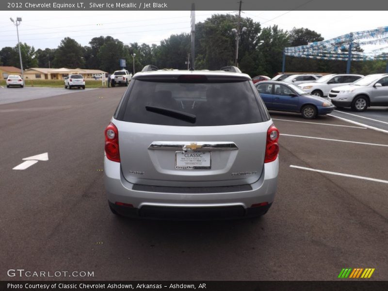 Silver Ice Metallic / Jet Black 2012 Chevrolet Equinox LT
