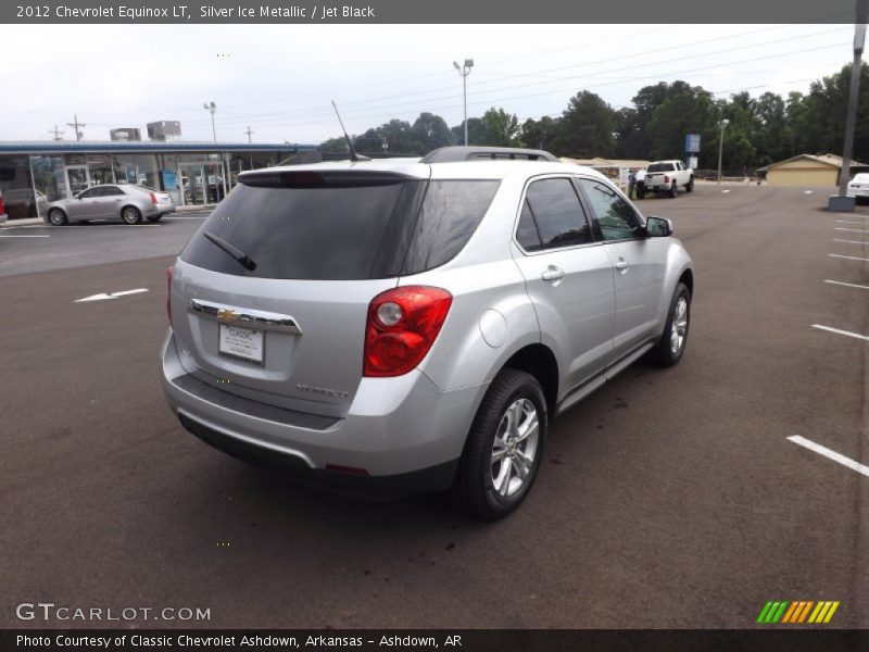 Silver Ice Metallic / Jet Black 2012 Chevrolet Equinox LT