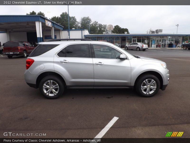 Silver Ice Metallic / Jet Black 2012 Chevrolet Equinox LT