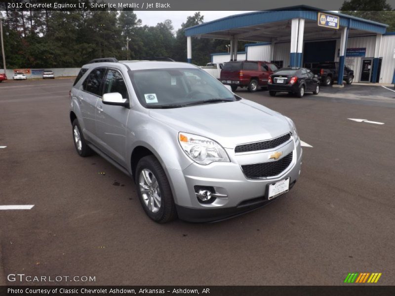 Silver Ice Metallic / Jet Black 2012 Chevrolet Equinox LT