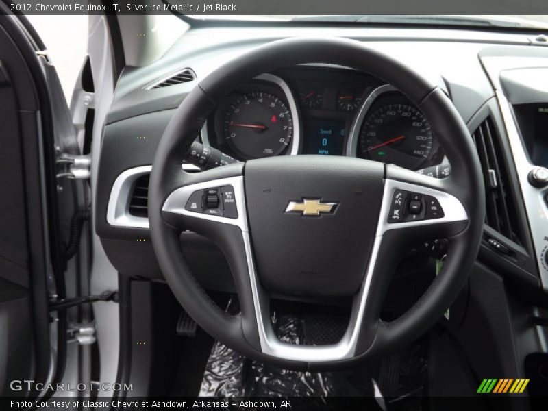 Silver Ice Metallic / Jet Black 2012 Chevrolet Equinox LT