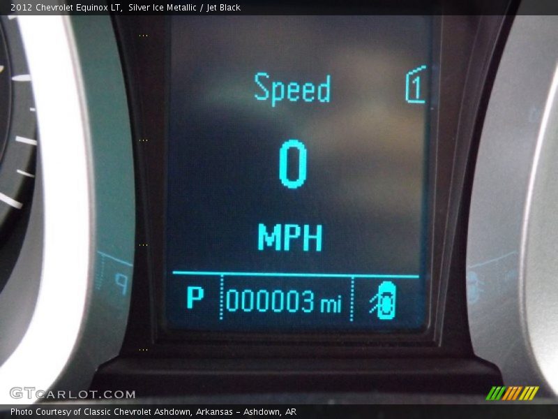 Silver Ice Metallic / Jet Black 2012 Chevrolet Equinox LT