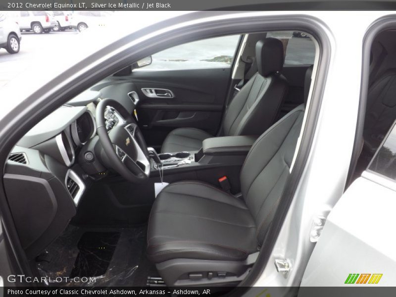 Silver Ice Metallic / Jet Black 2012 Chevrolet Equinox LT