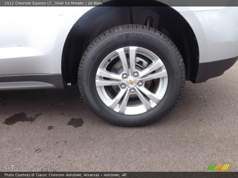Silver Ice Metallic / Jet Black 2012 Chevrolet Equinox LT