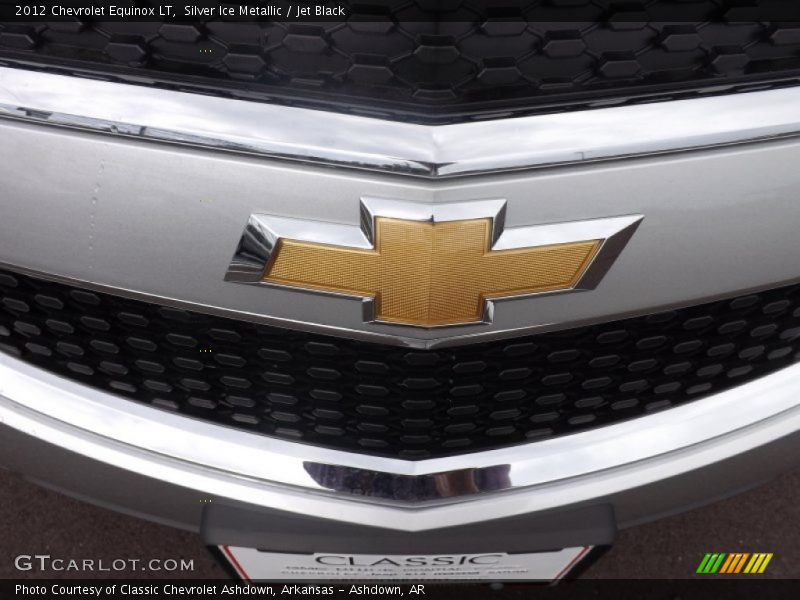 Silver Ice Metallic / Jet Black 2012 Chevrolet Equinox LT