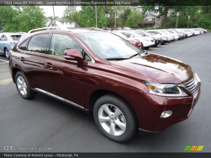 Front 3/4 View of 2013 RX 350 AWD