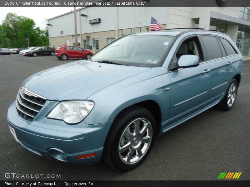 Clearwater Blue Pearlcoat / Pastel Slate Gray 2008 Chrysler Pacifica Touring
