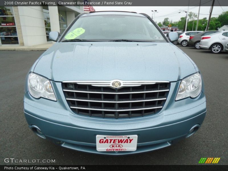 Clearwater Blue Pearlcoat / Pastel Slate Gray 2008 Chrysler Pacifica Touring