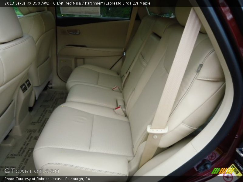 Claret Red Mica / Parchment/Espresso Birds Eye Maple 2013 Lexus RX 350 AWD