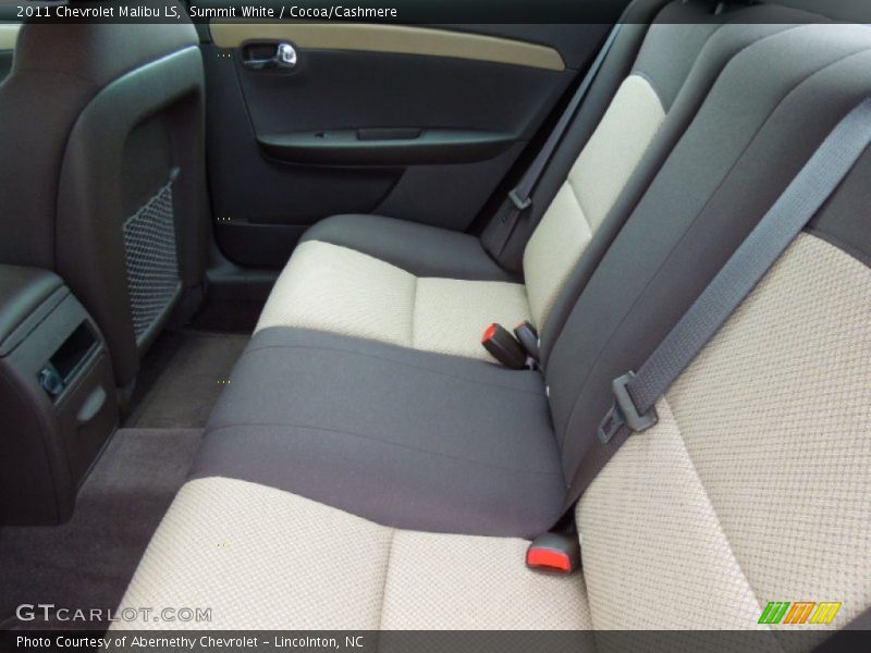 Summit White / Cocoa/Cashmere 2011 Chevrolet Malibu LS