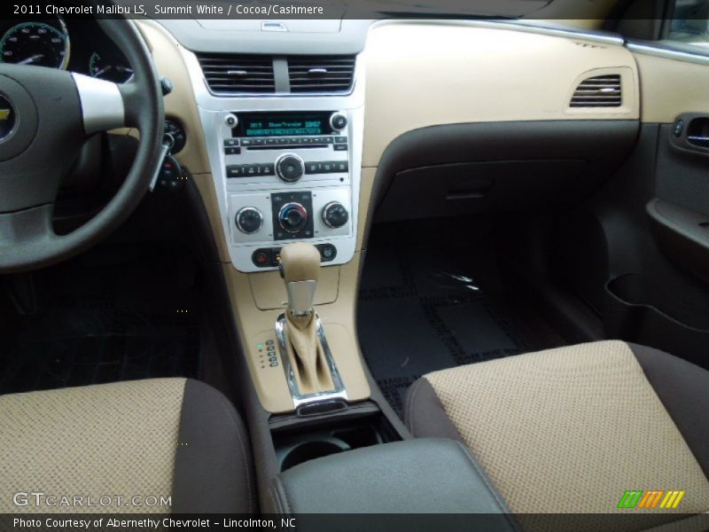 Summit White / Cocoa/Cashmere 2011 Chevrolet Malibu LS