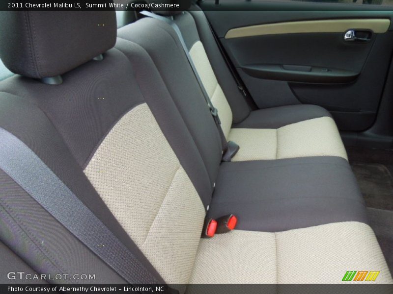 Summit White / Cocoa/Cashmere 2011 Chevrolet Malibu LS