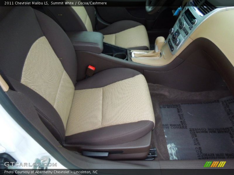 Summit White / Cocoa/Cashmere 2011 Chevrolet Malibu LS