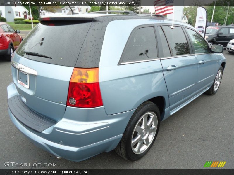 Clearwater Blue Pearlcoat / Pastel Slate Gray 2008 Chrysler Pacifica Touring